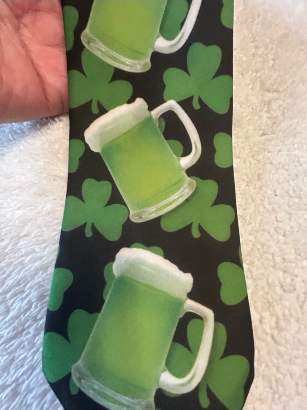 🎁3 for $30 - St. Patrick's Green Beer Mug Neck Tie